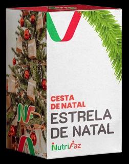 Representação da Cesta de Natal Estrela de Natal